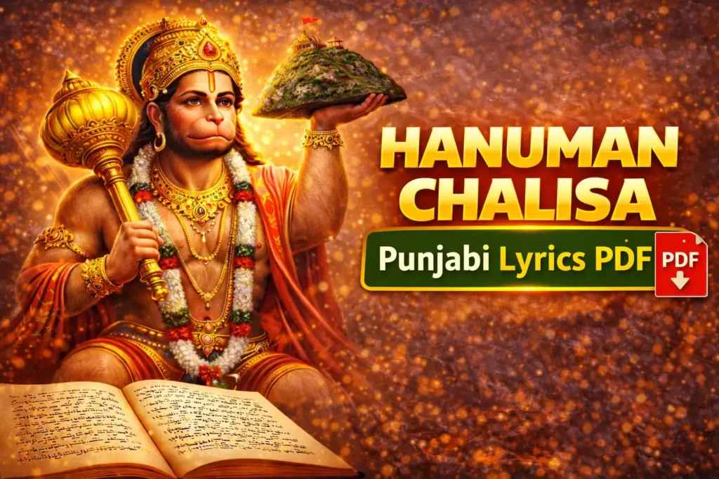 Hanuman Chalisa in Punjabi with Meaning | ਸ਼੍ਰੀ ਹਨੁਮਾਨ ਚਾਲੀਸਾ PDF 1 Hanuman chalisa in punjabi lyrics pdf