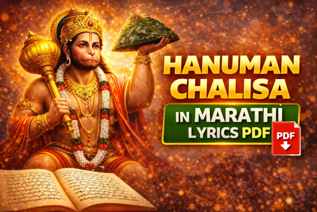 Hanuman Chalisa Marathi lyrics | हनुमान चालीसा मराठीमध्ये 2 Hanuman Chalisa Marathi pdf