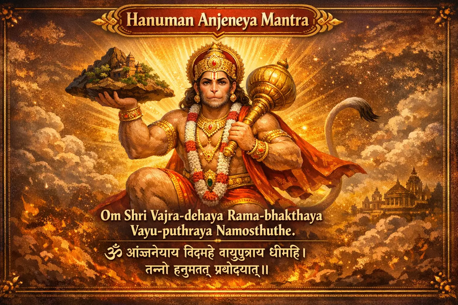 9 Powerful Hanuman Mantras to overcome Challenges 2 Hanuman Anjeneya Mantra