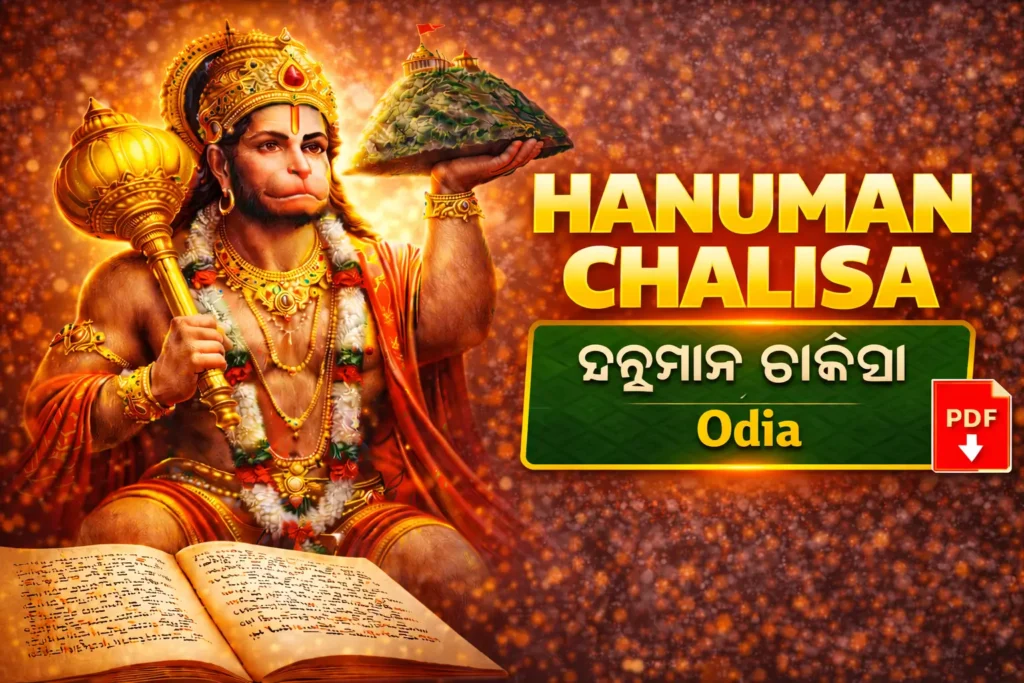 Hanuman Chalisa Odia | ହନୁମାନ ଚଲିସା in odia pdf 1 Hanuman chalisa odia lyrics