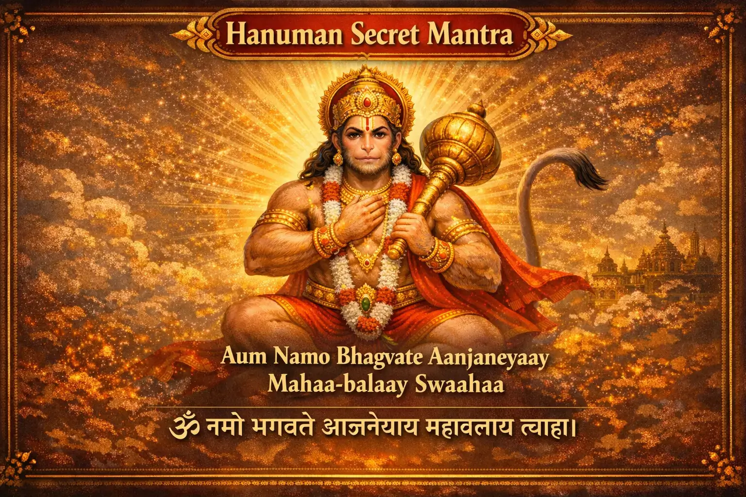 9 Powerful Hanuman Mantras to overcome Challenges 4 Hanuman Secret Mantra
