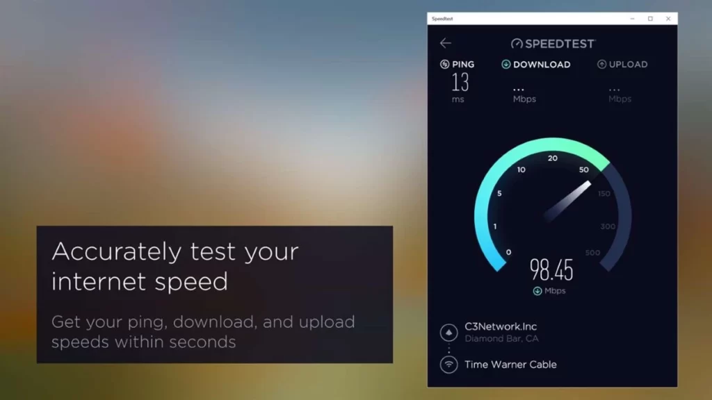 Accurately test your internet speed