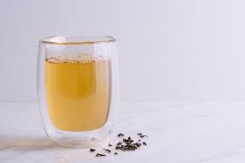 green tea in glass